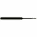 Harvey Tool 0.075in. 1.9 mm Cutter dia. x 0.225in. x .75 in. 3/4 Reach Carbide Square End Mill, 4 Flutes 846175